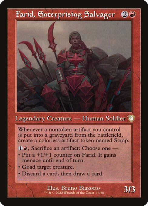 MTG - Farid, Enterprising Salvager Retro