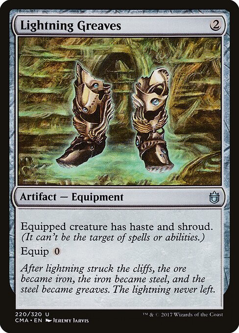 MTG - Lightning Greaves (Borderless) FOIL