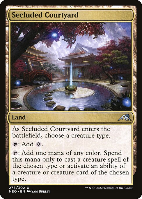 MTG - Secluded Courtyard Foil