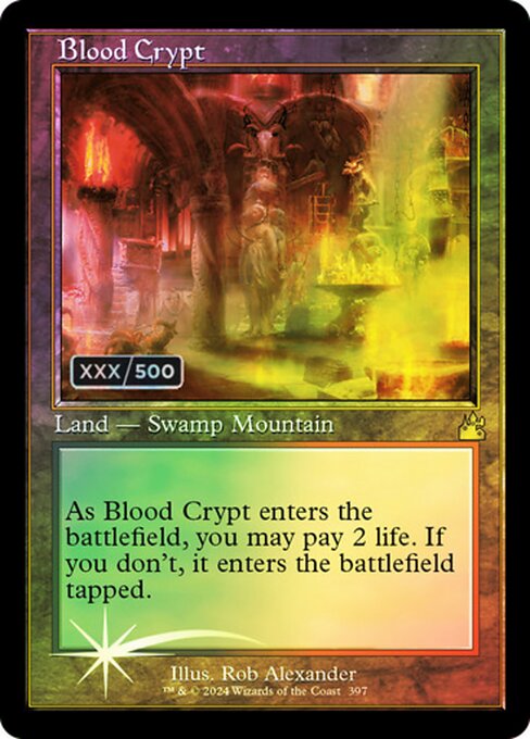 MTG - Blood Crypt (Retro Border)