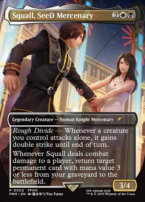 MTG - Squall, SeeD Mercenary FOIL