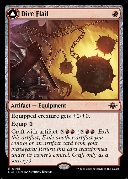MTG - Dire Flail