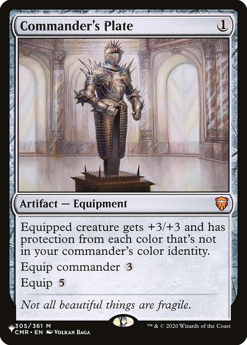 MTG - Commander's Plate FOIL