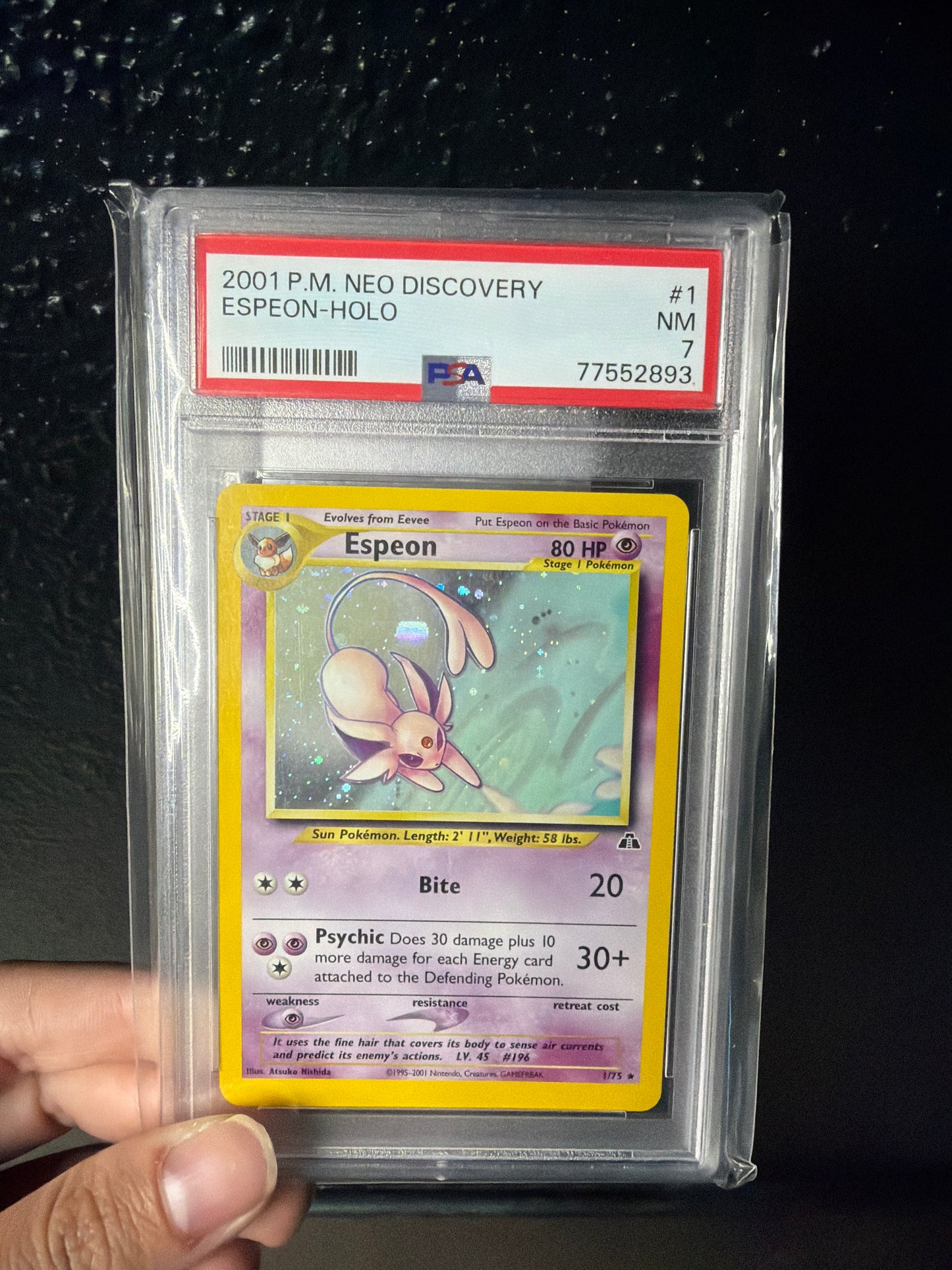 Neo Espeon PSA 7 Slab