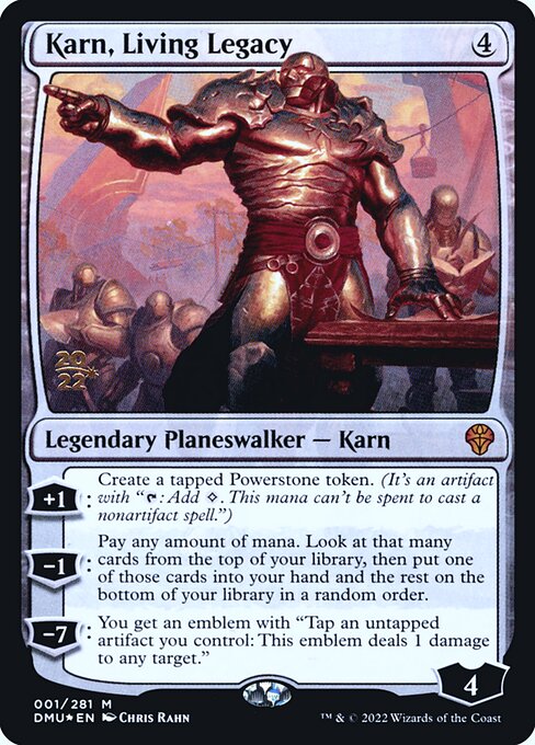 MTG - Karn, Living Legacy Foil