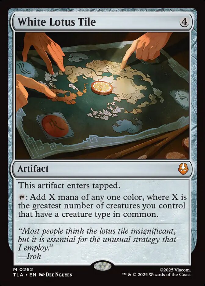 White Lotus Tile Foil