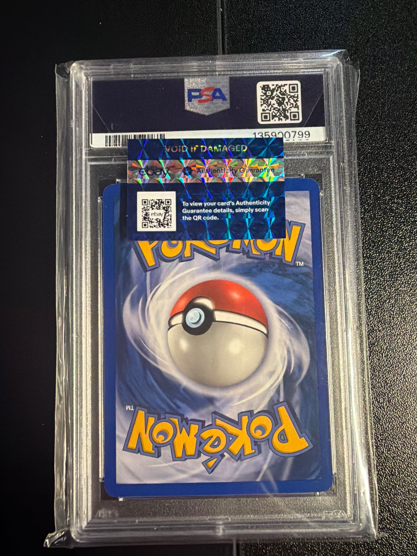 Legendary Dark Slowbro Reverse Holo PSA 7 SLAB