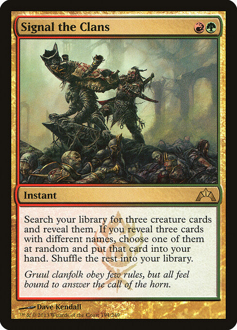 MTG - Signal the Clans