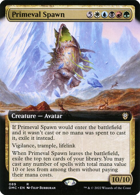 MTG - Primeval Spawn Borderless