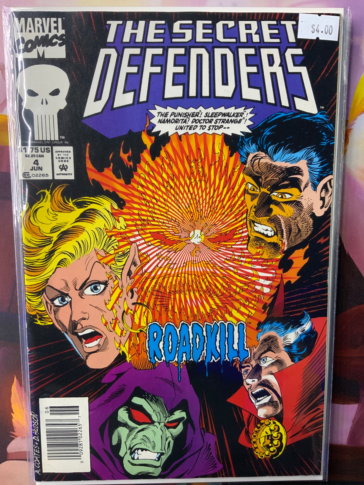 Marvel comics the secret defenders 4