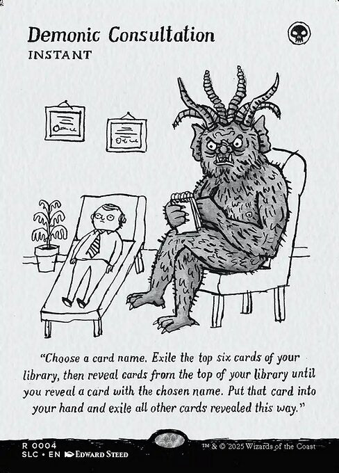 MTG - Demonic Consultation
