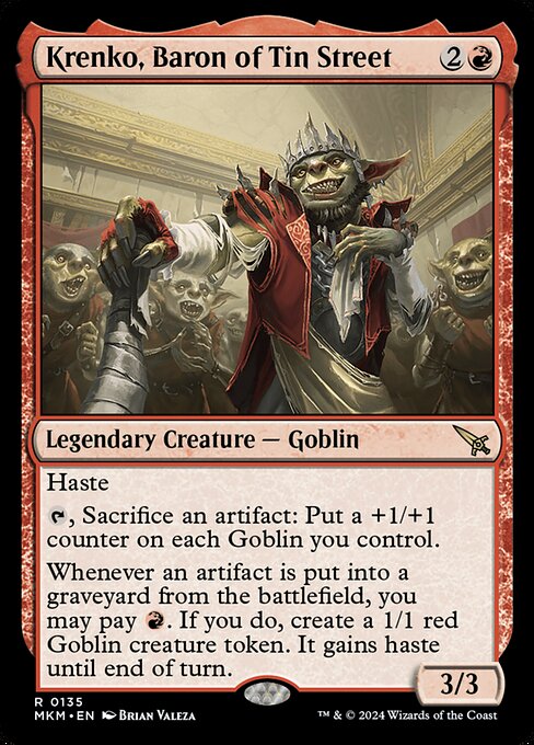 MTG - Krenko, Baron of Tin Street