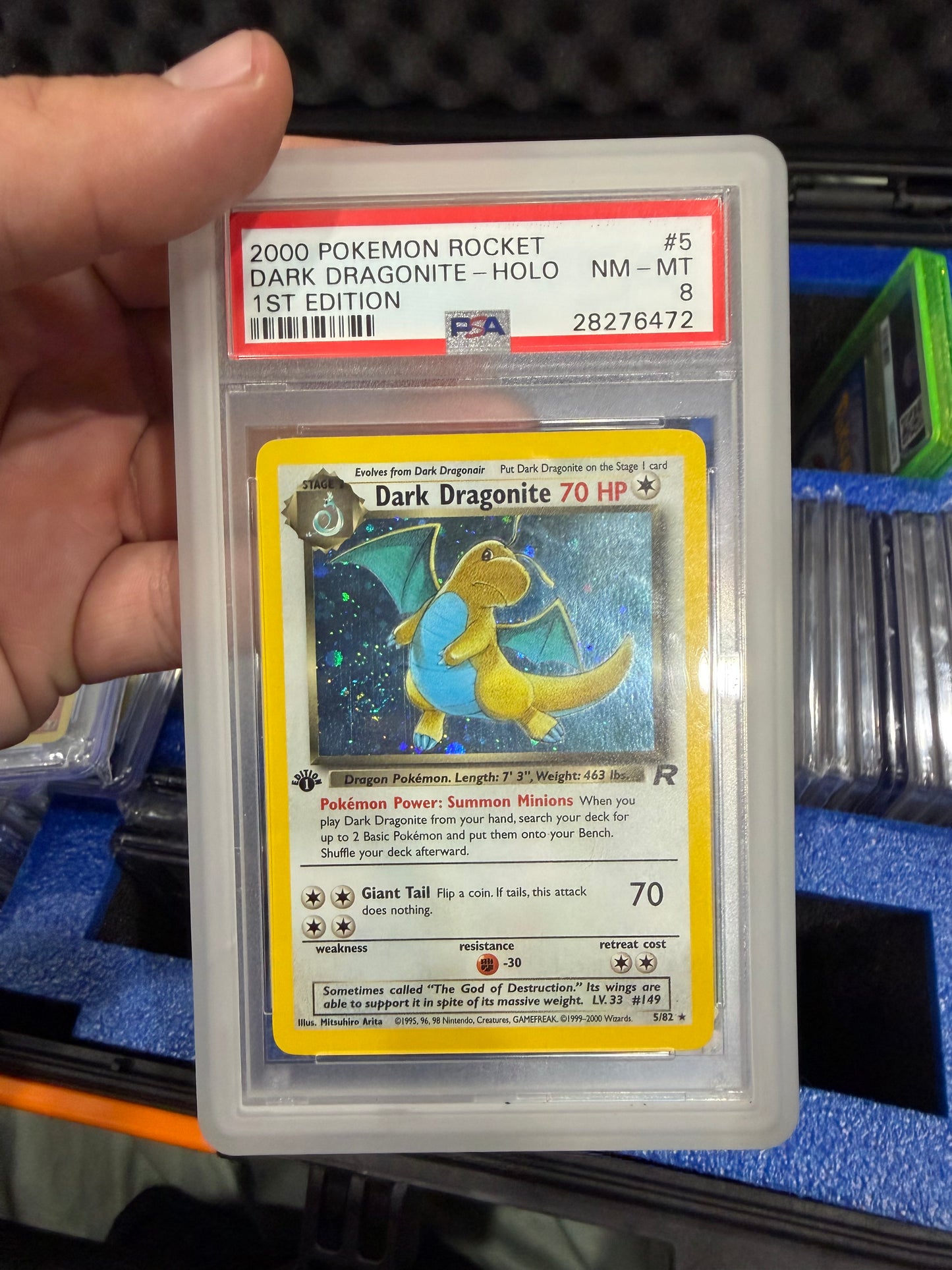 Dark Dragonite 1st ed holo