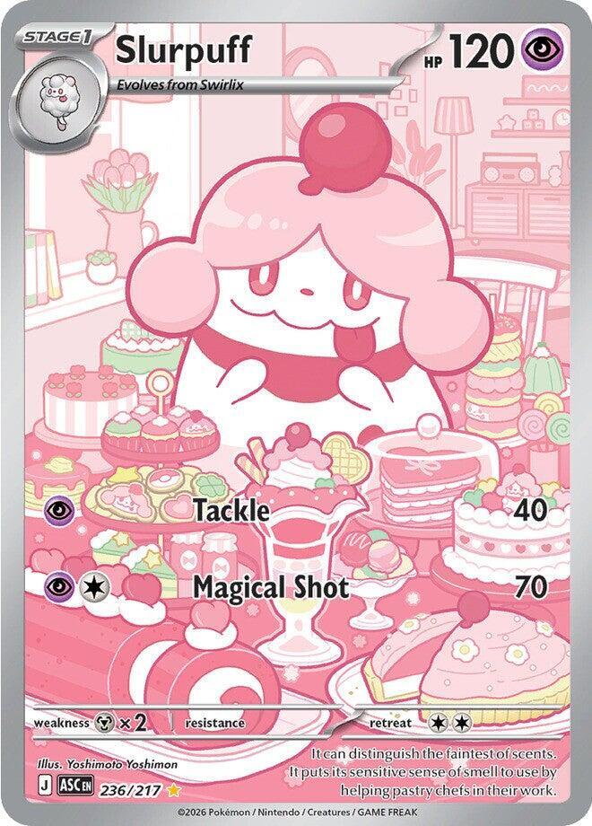 Pokemon Slurpuff — ME: Ascended Heroes — 236/217 — stock card image