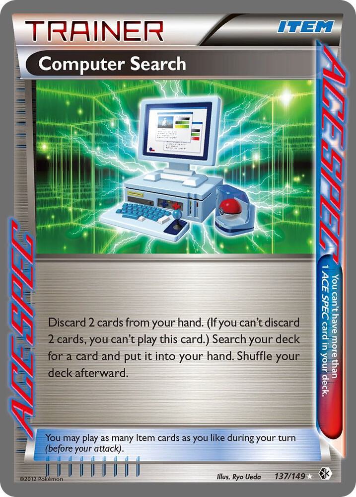 Pokemon Computer Search — Boundaries Crossed — 137/149 — stock card image