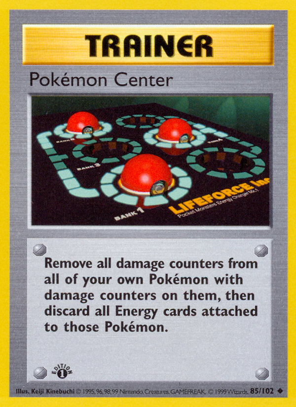 Pokemon Center — Base Set — 85/102 — stock card image