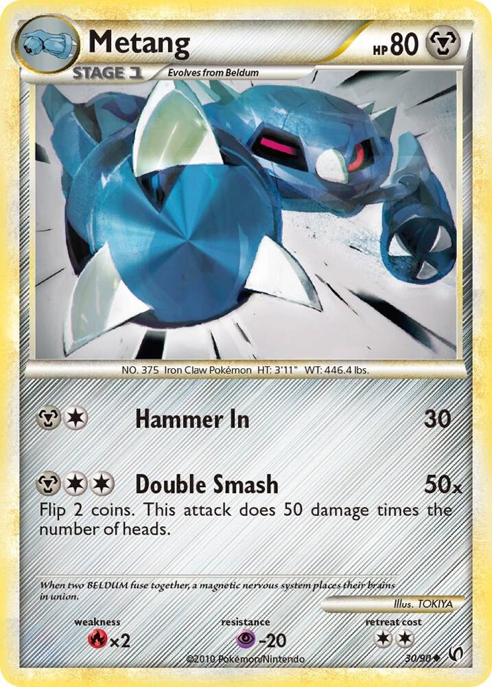 Pokemon Metang — Undaunted — 30/90 — stock card image