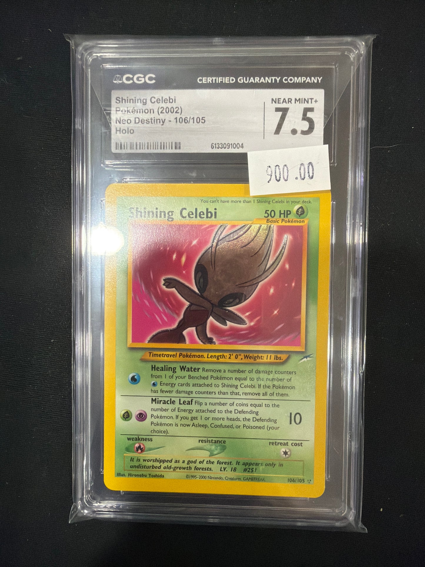 Shining Celebi CGC 7.5