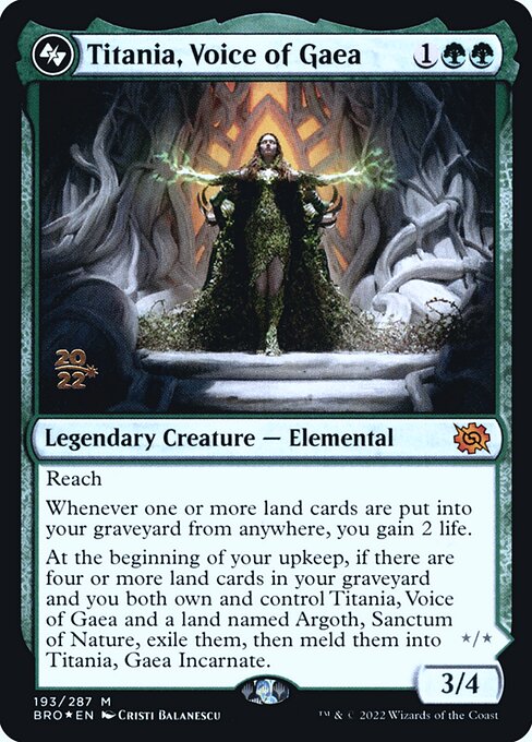 MTG - Titania, Voice of Gaea
