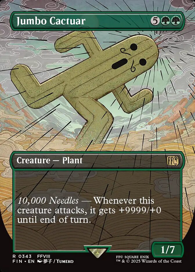 Jumbo Cactuar Borderless
