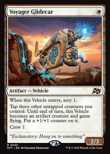MTG - Voyager Glidecar Foil