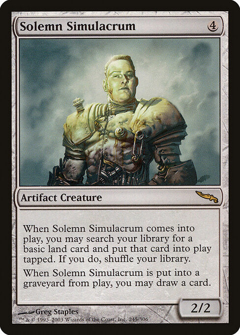 MTG - Solemn Simulacrum