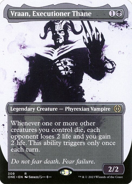 MTG - Vraan, Executioner Thane FOIL (Borderless) (Showcase)