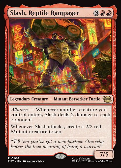 MTG - Slash, Reptile Rampager FOIL