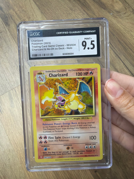 Classic Charizard CGC 9.5 SLAB