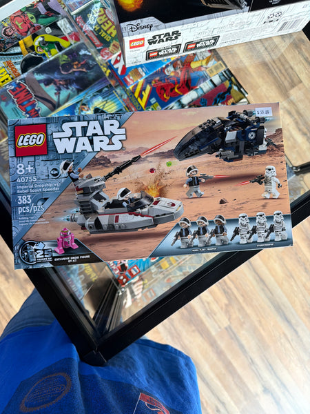 Imperial Dropship vs Rebel Scout Speeder