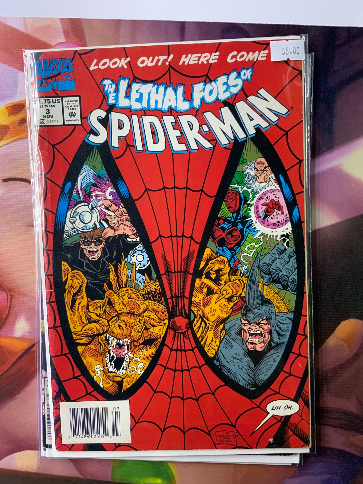 Marvel comics SpiderMan
