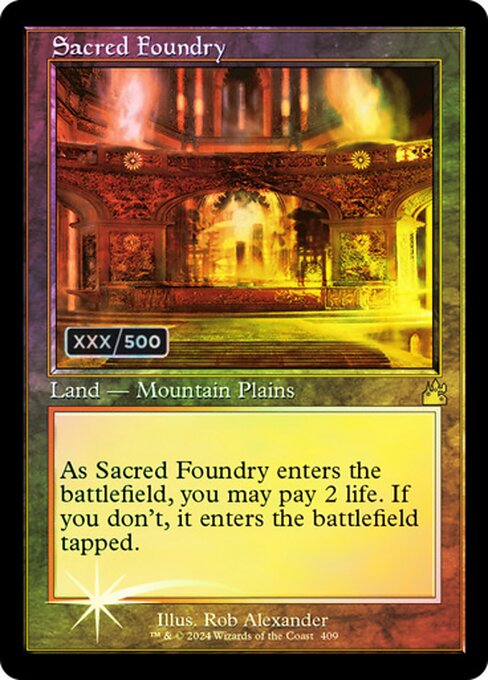 MTG - Sacred Foundry FOIL