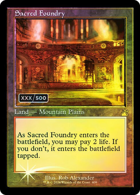 MTG - Sacred Foundry Retro