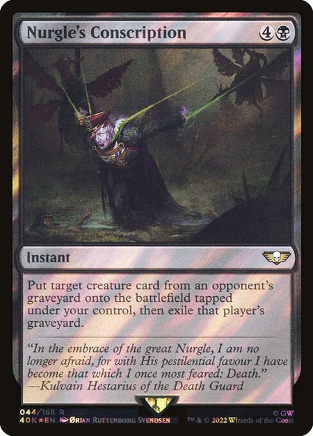 MTG - Nurgle's Conscription