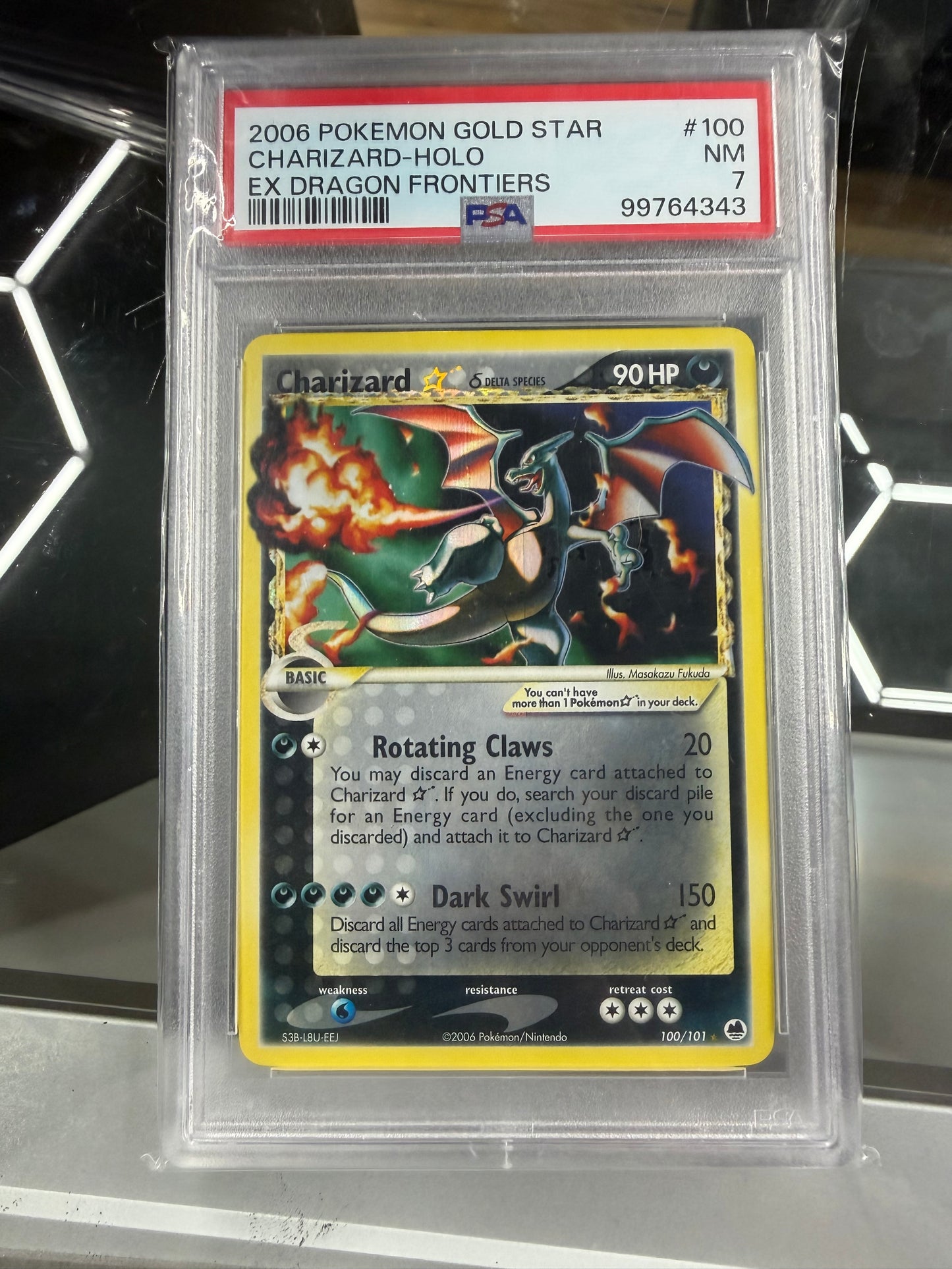 Psa 7 Goldstar charizard