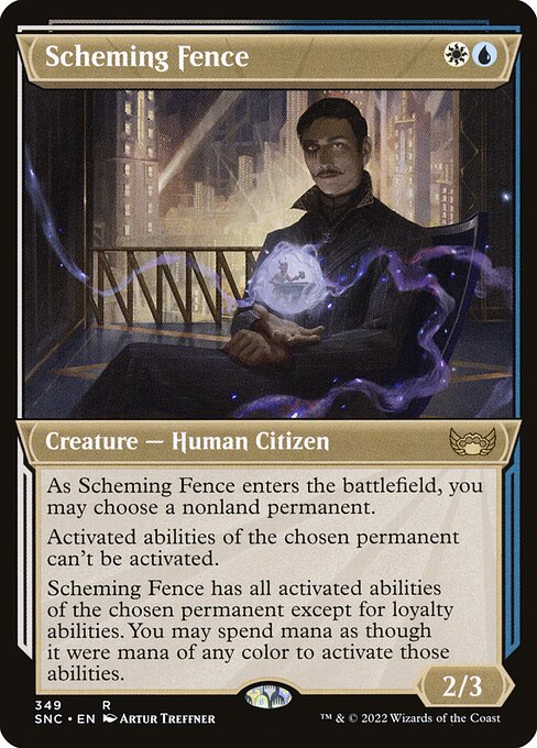 MTG - Scheming fence
