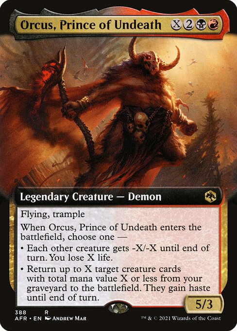 MTG - Orcus, Prince of undeath
