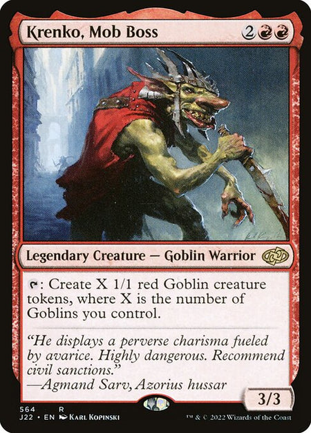 MTG - Krenko, Mob Boss FOIL