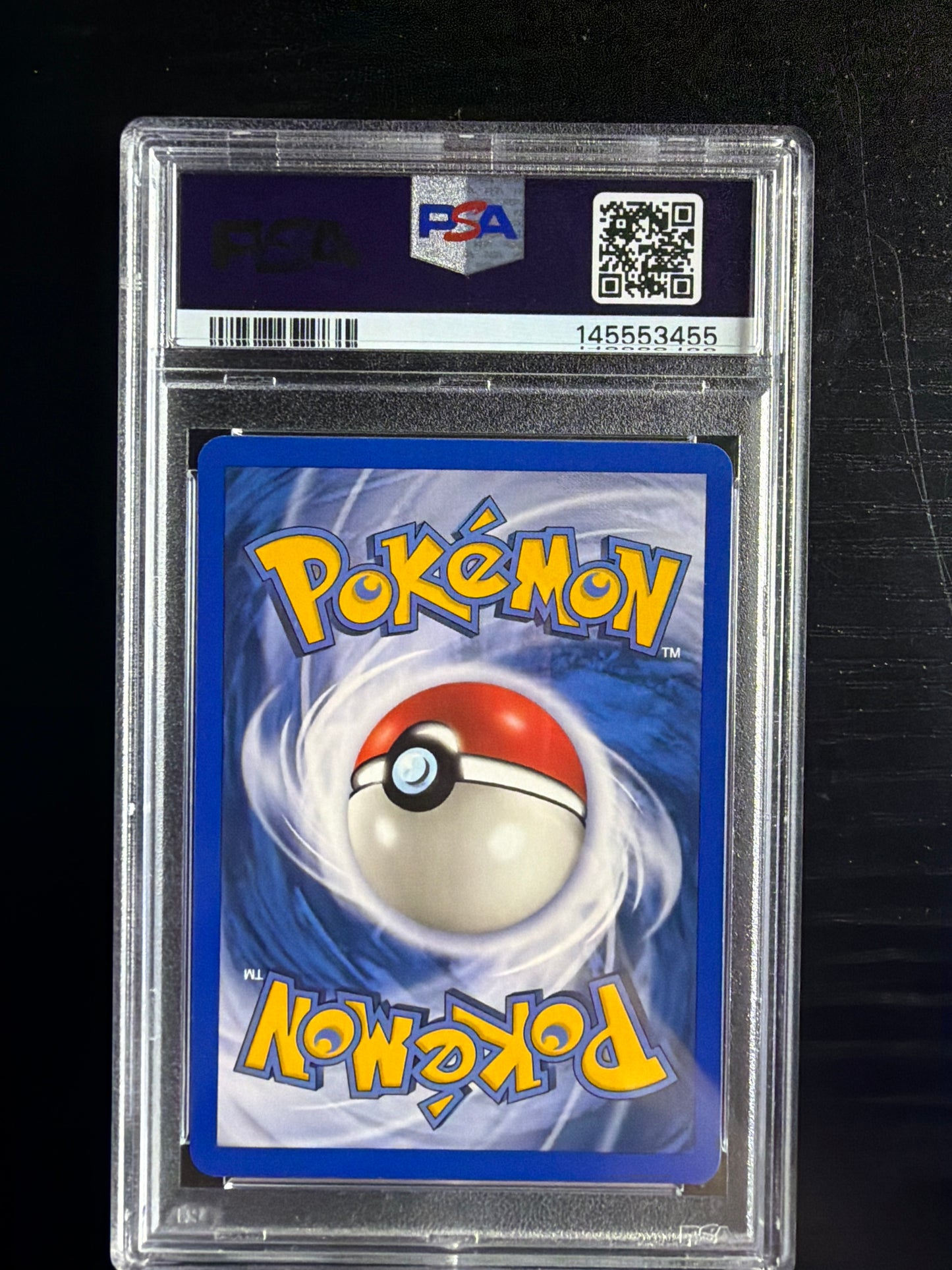 Gengar EX FART SWIRL HOLO PSA 8 SLAB
