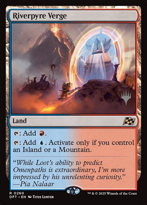 MTG - Riverpyre Verge FOIL (Borderless)