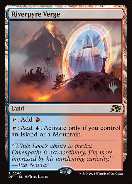 MTG - Riverpyre Verge FOIL (Borderless)