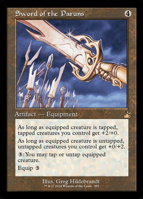 MTG - Sword of the Paruns