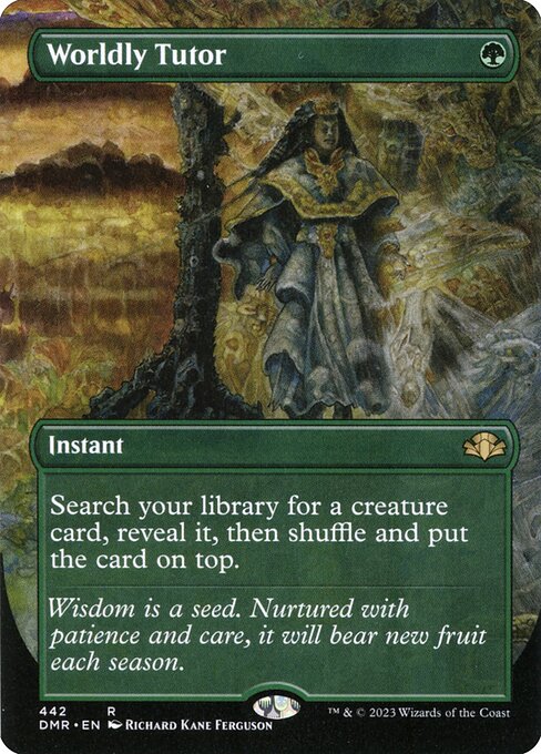 MTG - Worldly Tutor