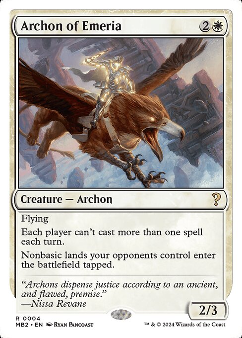 MTG - Archon of Emeria Foil