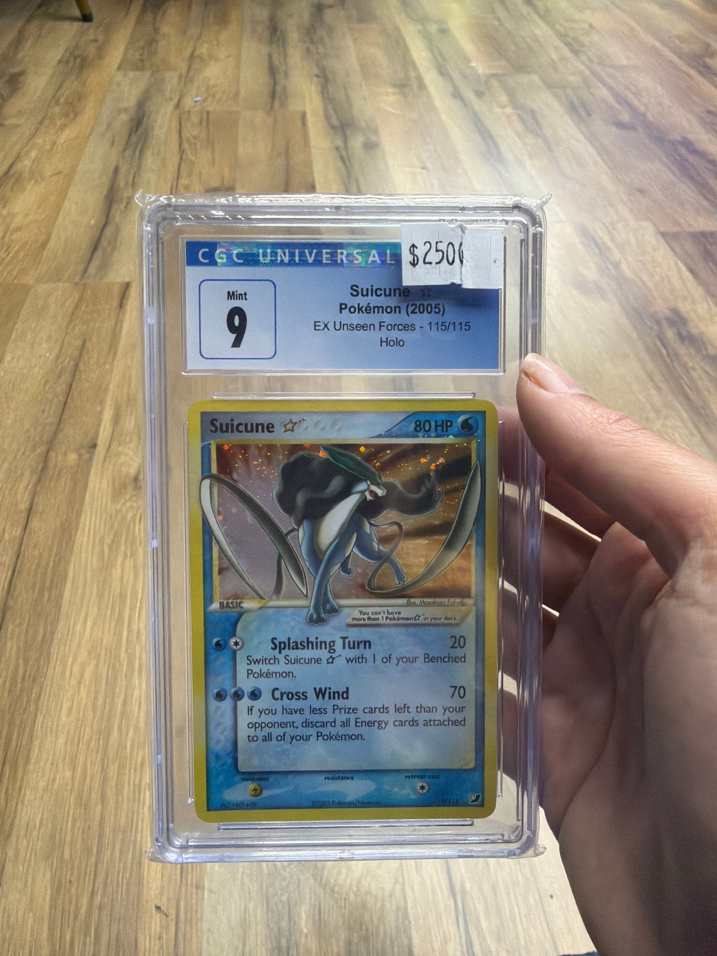 Suicune Gold Star CGC 9 SLAB