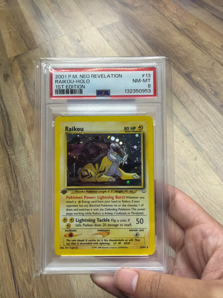 Raikou 1st Edition PSA 8 SLAB