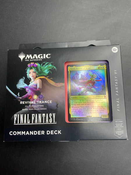 Magic the Gathering: “Final Fantasy” “Revival Trance” Commander Deck