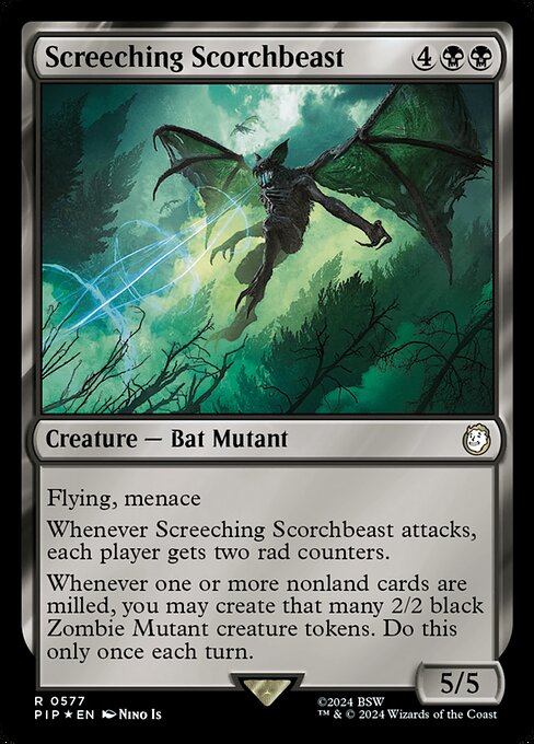 MTG - Screechiung Scorchbeast