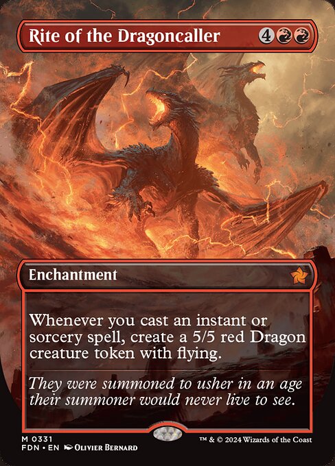 MTG - Rite of the Dragoncaller