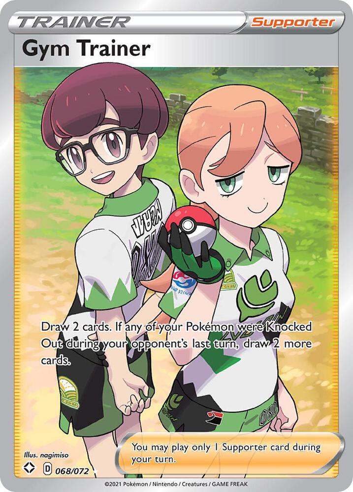 Pokemon Gym Trainer (Full Art) — Shining Fates — 068/072 — stock card image